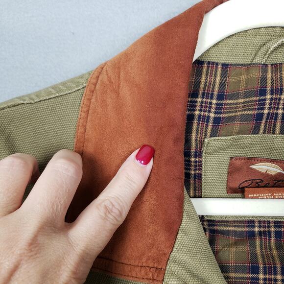 Bob Timberlake Men's Size XL Cotton Chore Jacket Beige Utility Barn Coat Cowboy - Picture 11 of 11